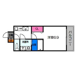 RaysProduct西住之江adamUの物件間取画像